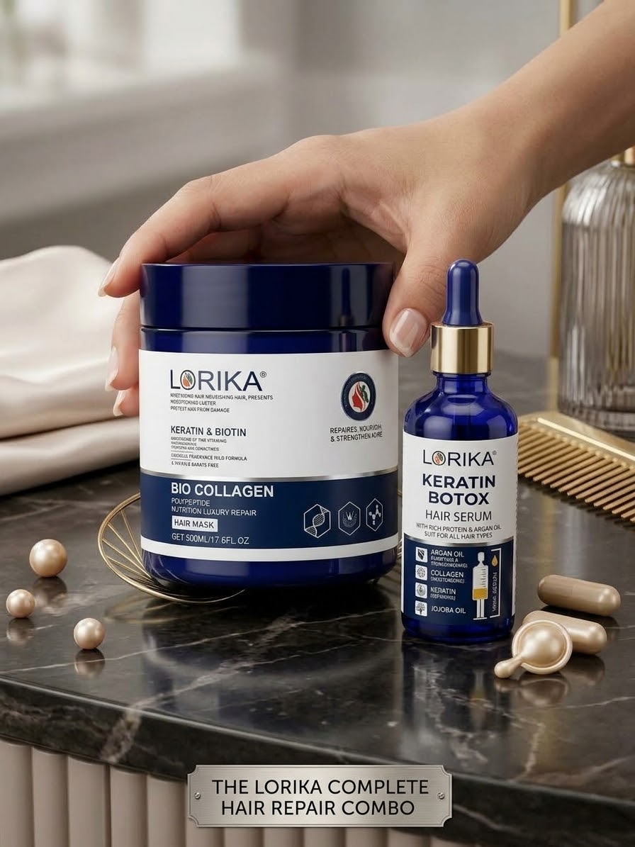Lorika treatment+keratin hair serum combo